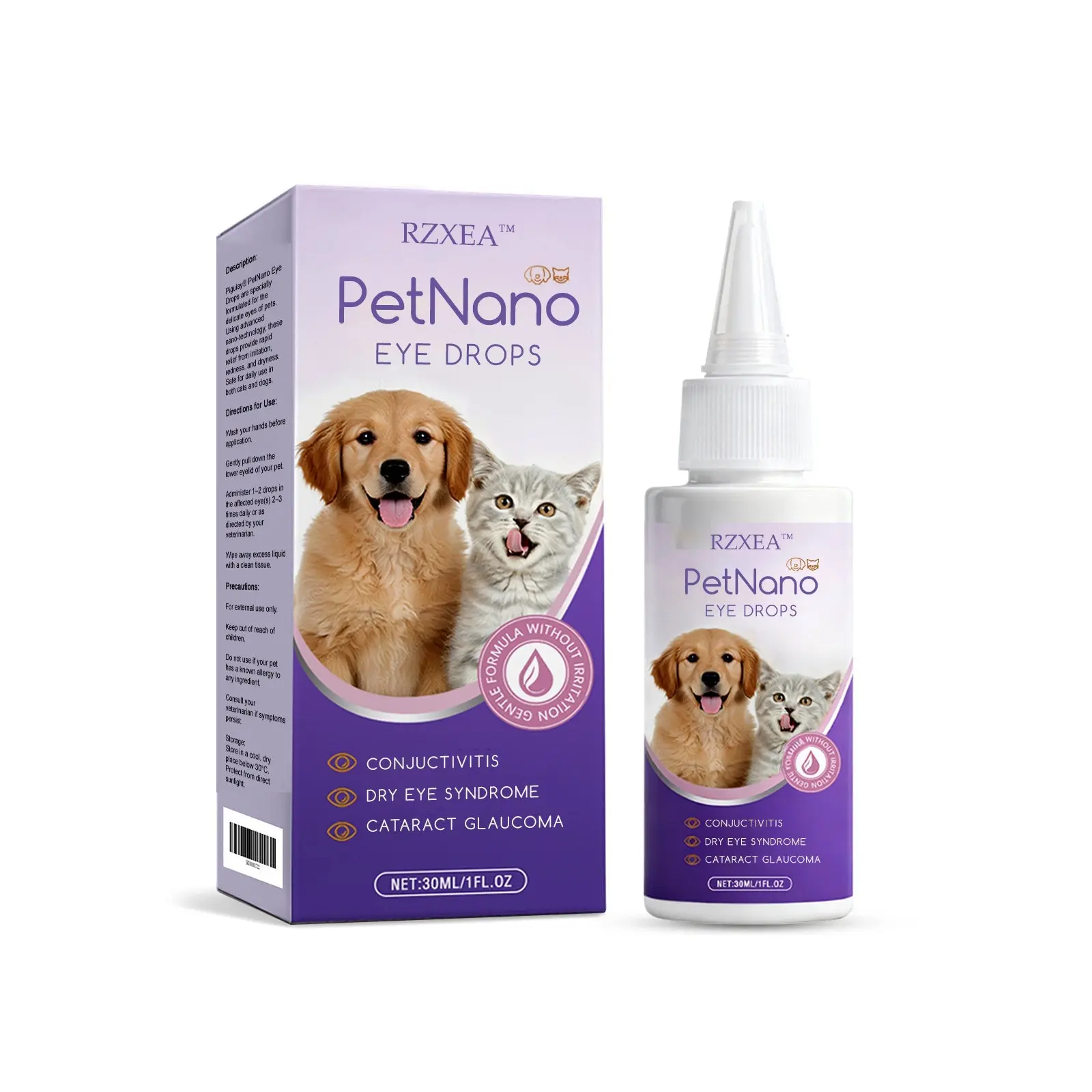 RZXEA™ PetNano Eye Drops
