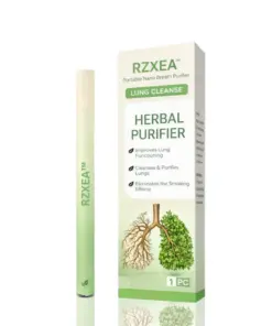 RZXEA™ Portable Nano Breath Purifier for Deep Lung Cleansing and Detoxification (Only 2 Minutes Daily, Visible Improvements in 7 Days) For Smokers Cough, Shortness of Breath, Mucus Buildup, Congestion, and More