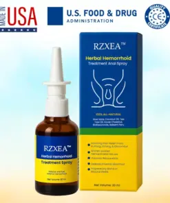 RZXEA™ Herbal Hemorrhoid Treatment Anal Spray The 360 Micro-Mist System Stops Knife-Like Pain Shrinks Swelling in Seconds.