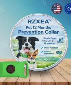 RZXEA™ 12-Month Natural Prevention Collar Vet-Grade Plant Formula Flea Tick Defense