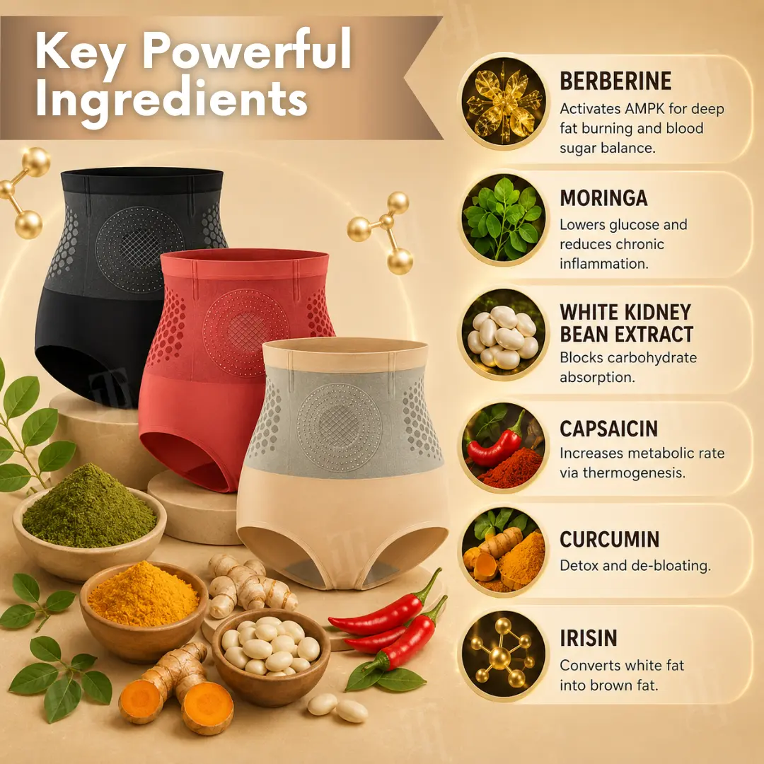 RZXEA™ 2026 8-in-1 Moringa & Berberine Thermogenic Sculpting Shorts