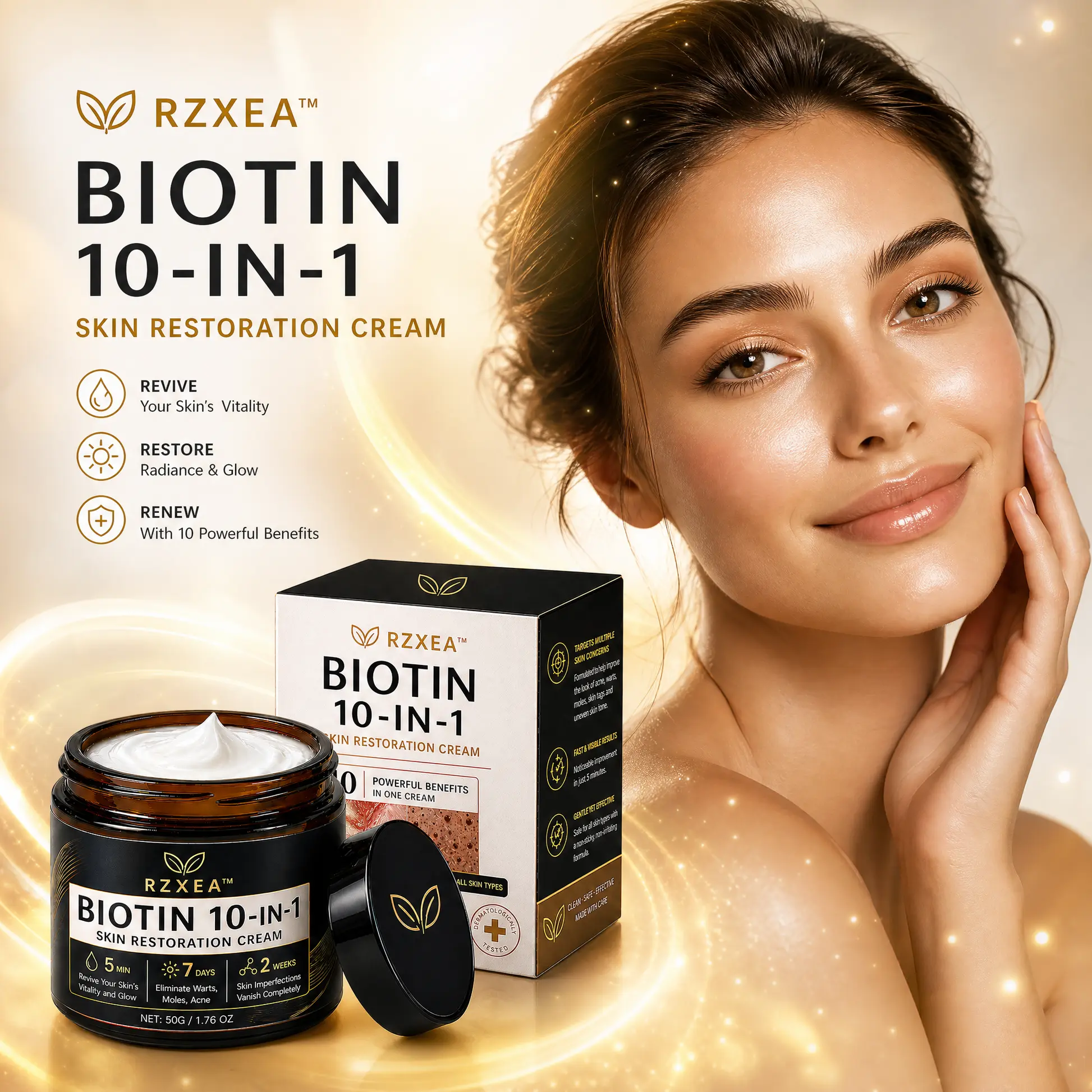 RZXEA™ Biotin 10-in-1 Skin Restoration Cream