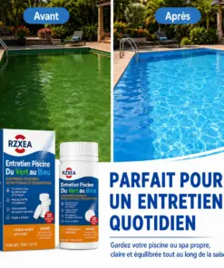 RZXEA™ Entretien Piscine Du Vert au Bleu