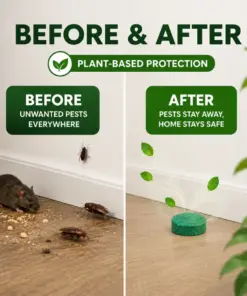 RZXEA™ Natural Peppermint Rodent Repellent Tablets for Home & Garage