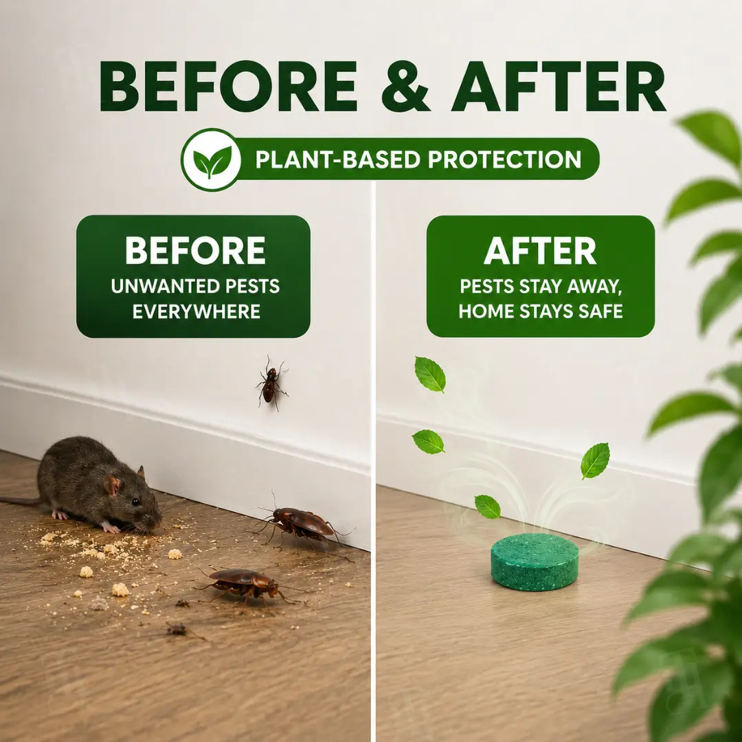RZXEA™ Natural Peppermint Rodent Repellent Tablets for Home & Garage