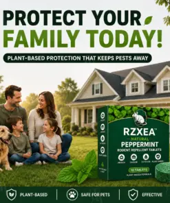 RZXEA™ Natural Peppermint Rodent Repellent Tablets for Home & Garage