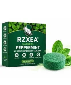 RZXEA™ Natural Peppermint Rodent Repellent Tablets for Home & Garage