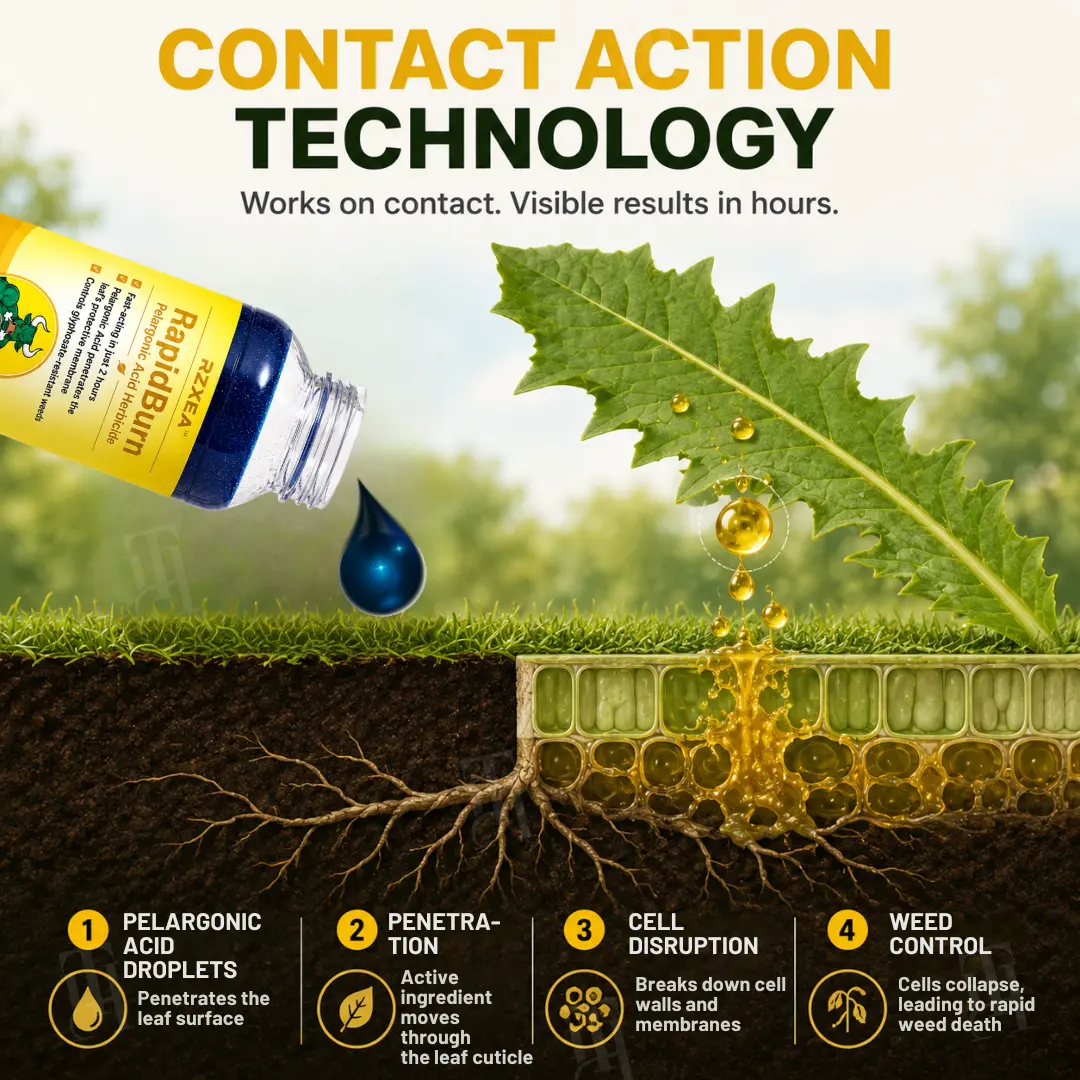 RZXEA™ RapidBurn Pelargonic Acid Herbicide