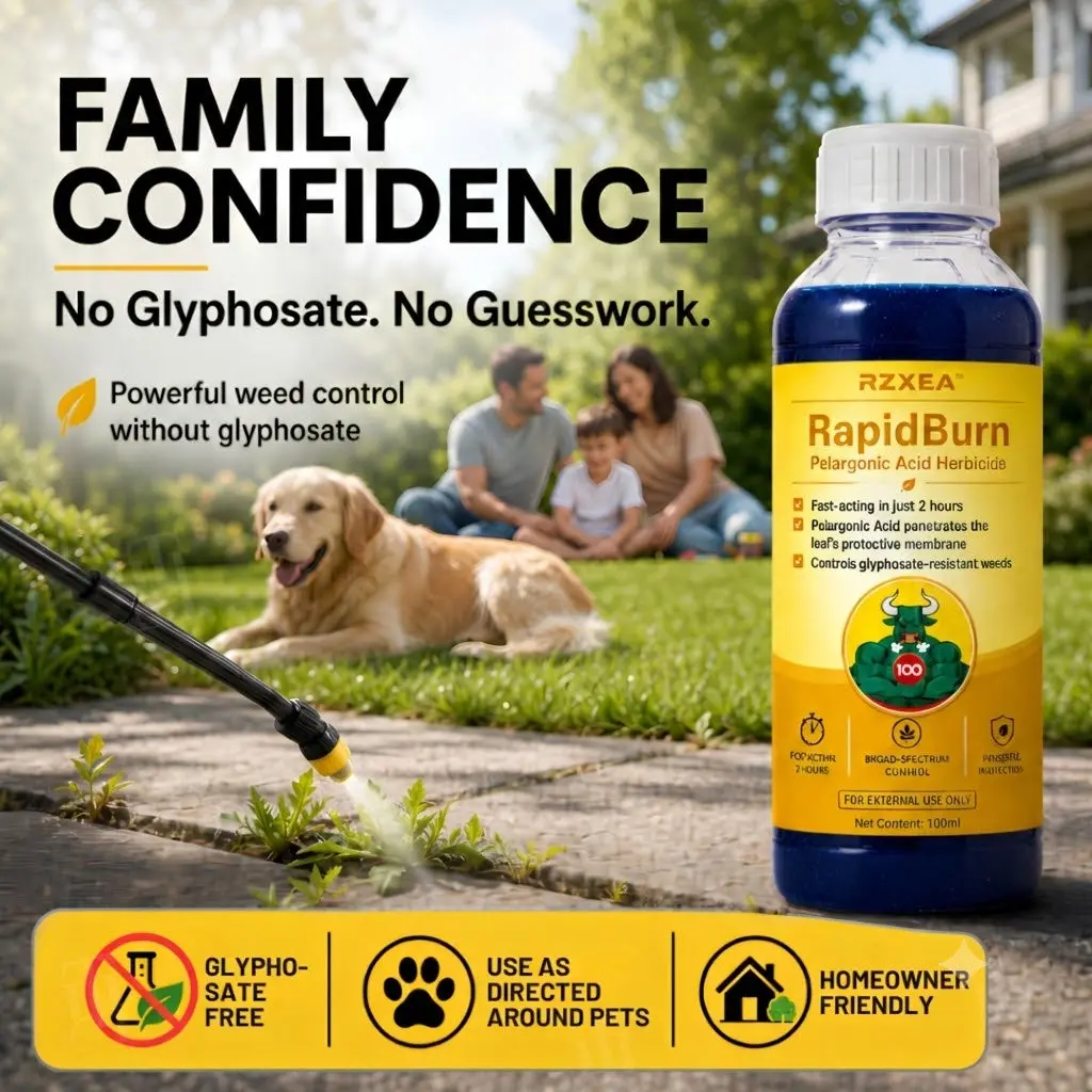 RZXEA™ RapidBurn Pelargonic Acid Herbicide