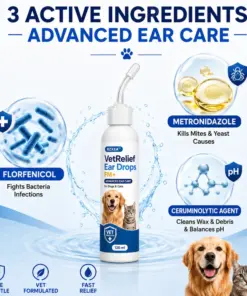 RZXEA™ VetRelief Ear Drops FM+