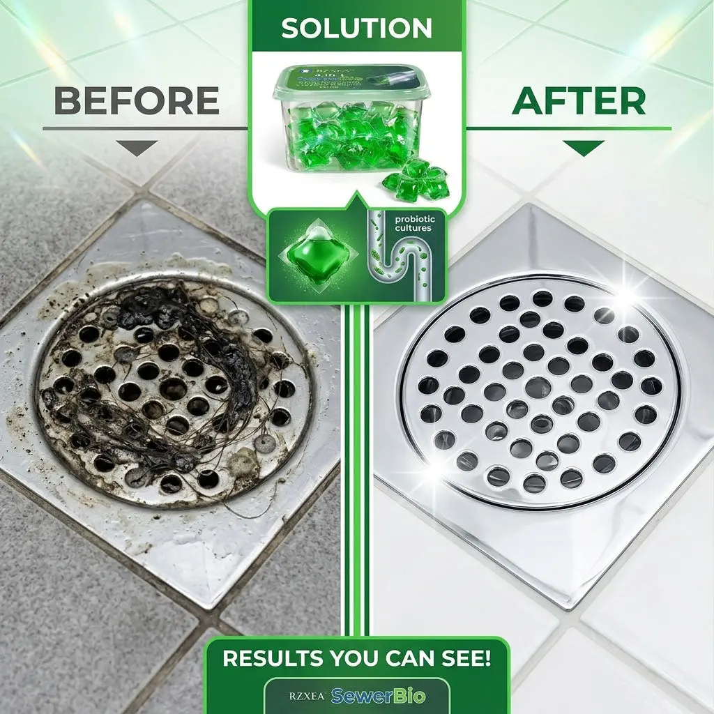 RZXEA™ 4-in-1 SewerBio Probiotic Drain Repair Pods