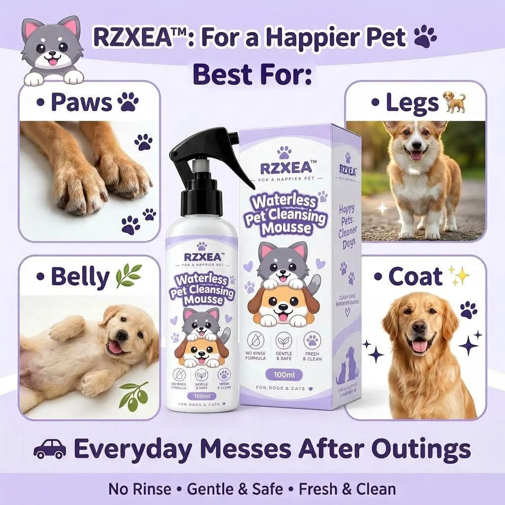 RZXEA™ Waterless Pet Cleansing Mousse - Image 3